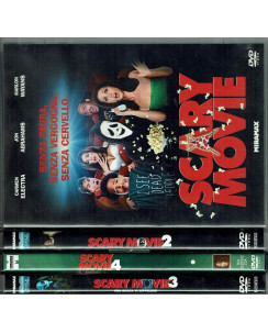SCARY MOVIE1/4 4 film Jon Abrahams DVD Miramax collezione 