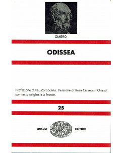 Omero : Odissea collana Nuova Universale Einaudi  25 ed. Einaudi A59 