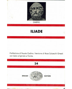 Omero : Iliade collana Nuova Universale Einaudi  24 ed. Einaudi A59 