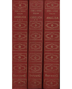 Anne e Serge Golon : Angelica volumi 1/3 ed. Garzanti il Milione 1957 A93