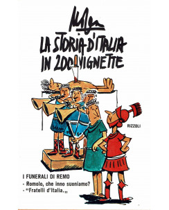 Giovanni Mosca : la storia d'Italia in 200 vignette ed. Rizzoli A85