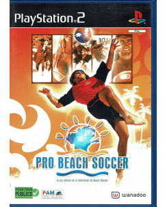 VIDEOGIOCO PER PlayStation 2 pro beach soccer Wanadoo FRANCESE con libretto