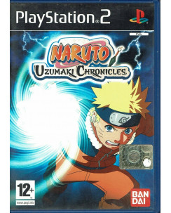 Videogioco Playstation 2 Naruto Uzumaki Chronicles PS2 Bandai 12+ libretto