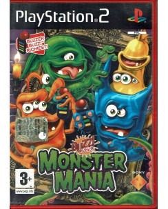 Videogioco Playstation 2 PS2 Buzz Junior Monster Mania PAL Ita usato libretto