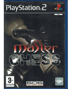 Videogioco Playstation 2 MASTER CHESS 3+ gioco scacchi libretto ITA 