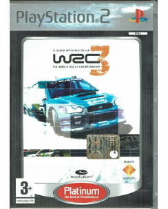 Videogioco Playstation 2 WRC 3 WORLD RALLY CHAMPIONSHIP Platinum 3+ no libretto
