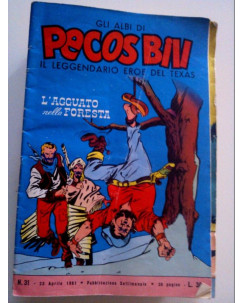Gli albi di Pecos Bill n. 31 "L'agguato nella foresta" ed.Mondadori FU07