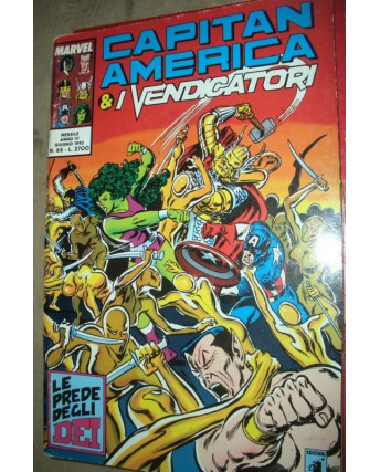 Capitan America e i Vendicatori n.65 le prede degli Dei ed. Star Comics 