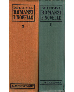 Grazia Deledda : romanzi novelle vol. 1 e 2 ed. Omnibus Mondadori A34