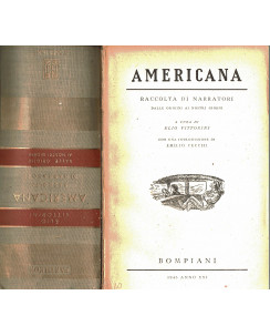 Vittorini presenta AMericana raccolta narratori ed. Bompiani 1943 A34