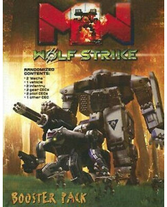  MechWarrior: WOLF STRIKE ClixBrick 6 Boosters Pack NUOVO Gd04