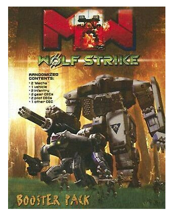  MechWarrior: WOLF STRIKE ClixBrick 6 Boosters Pack NUOVO Gd04