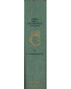 Storia della letteratura Italiana  4 il cinquecento ed. Garzanti FF14