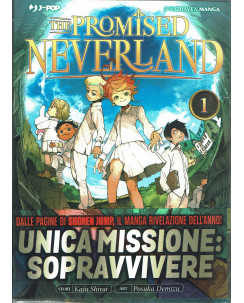 the Promised Neverland  1 unica missione sopravvivere FASCETTA ed. J-POP 