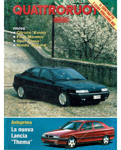 Quattroruote 451 maggio 1993 Corsa 1.2 Honda Accord Ford Mondeo 1.8 ed. Domus