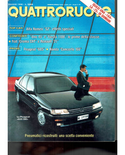 Quattroruote 415 maggio 1990 Fiat Uno 45 - Ford Fiesta 1.1 CLX ed. Domus