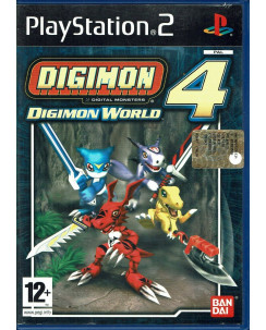 Videogioco Playstation 2 DIGIMON WORLD 4 PS2  Bandai 12+ libretto ITA