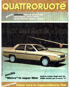 Quattroruote n. 300 ottobre 1980 Alfasud Jetta Skylark 2800cc Metro ed. Domus 