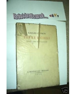 Giulio Caprini:terre e cieli 1°ed.Mondadori  1933 A84