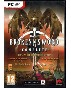 Videogioco PC Broken Sword complete 1/4 ENG 12+ Mastertronic USATO