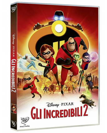 Dvd gli Incredibili 2 Disney Pixar NUOVO Gd55