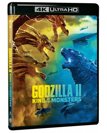 Blu Ray 4K UltraHD GODZILLA II 2 - KING OF MONSTERS NUOVO slipcase 2019 Gd54