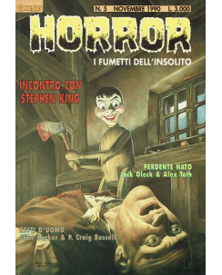 Horror i fumetti dell'insolito   5 incontro con Stephen King ed. Comic Art FU06