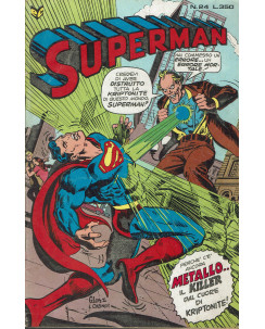Superman n.24 l'uomo dal cuore di Kryptonite ed. Cenisio 