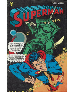 Superman n.23 il bluff dell'eroe cieco di Lopez di RESA ed. Cenisio 