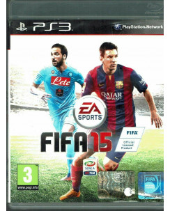 Videogioco per Playstation 3: FIFA 15 PS3 Usato libretto ITA 3+ 2015