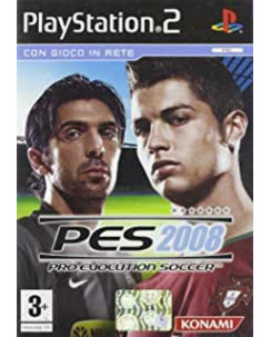 VIDEOGIOCO PlayStation 2:PES 2008 Pro Evolution Soccer con libretto ITA B03