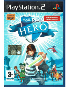 Videogioco Playstation 2 EYETOY PLAY HERO PAL ITA London Studio 3+ libretto