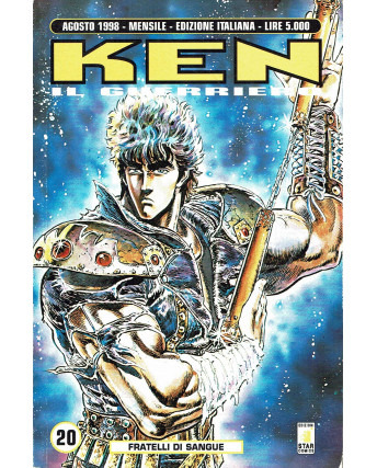 Ken il Guerriero n.20 di Buronson Tetsuo Hara ed. Star Comics