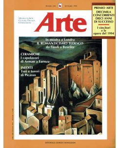 Arte cultura informazione 254 set 94 Picasso Baselitz ed. G. Mondadori FF00