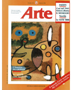 Arte cultura informazione 251 mag 94 aste 800 ed. G. Mondadori FF00