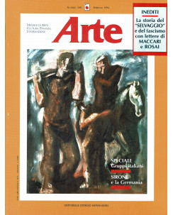 Arte cultura informazione 248 feb 94 Sironi Maccari ed. G. Mondadori FF00