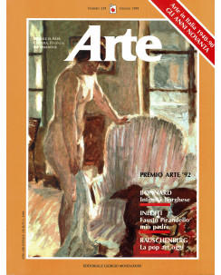 Arte cultura informazione 219 giu 91 Bonnard Pirandello ed. G. Mondadori FF00