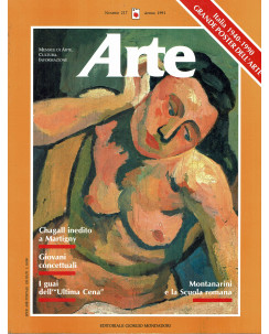 Arte cultura informazione 217 apr 91 Chagall Montanarini ed. G. Mondadori FF00