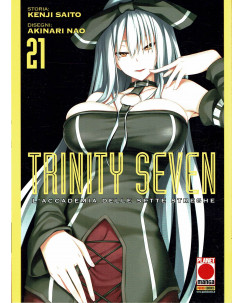 Trinity Seven L'Accademia delle Sette Streghe 21 di Kenji Saito NUOVO ed. Panini