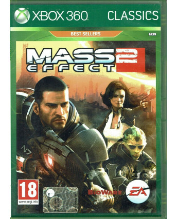 Videogioco XBOX 360 Mass Effect 2 Classics 18+ EA libretto ITA USATO