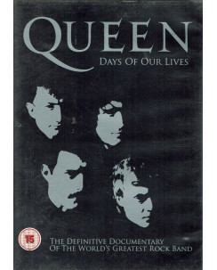 Dvd QUEEN  DAYS OF OUR LIVES 2011 Freddy MErcury documentary greatest rock band