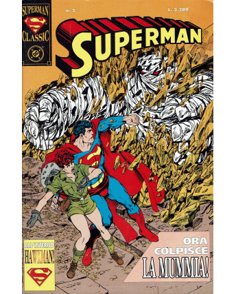 Superman Classic n. 5 ora colpisce la mummia! di Byrne ed. Play Press
