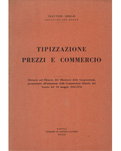 Davide Mele : tipizzazione prezzi e commercio ed. Palombo A21