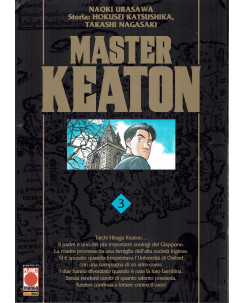 Master Keaton  3 RISTAMPA  di Naoki Urasawa NUOVO ed. Panini 