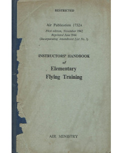 Air publication 1732A instructor handbook elementary flying training ENG A80