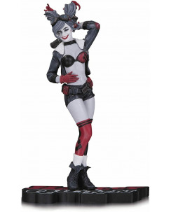 Harley Quinn Red White Black Statua  Ant Lucia Dc Comics limited 4998 Gd03