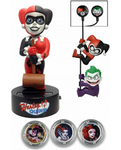 Harley Quinn Limited Ed Gift Set Body Knocker Scalers Earbuds Hubsnap NECA Gd05