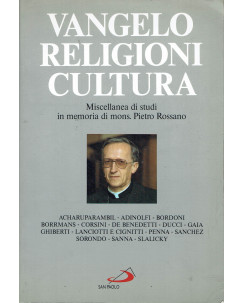 Vangelo religioni cultura miscellanea di studi ed. San Paolo A40