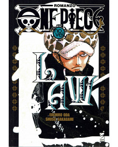 One Piece LAW ROMANZO con gadget segnalibro poster di E. Oda NUOVO ed. Star