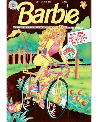 Barbie n. 43 settembre 1994 INSERTO ADESIVI ed. Mondadori